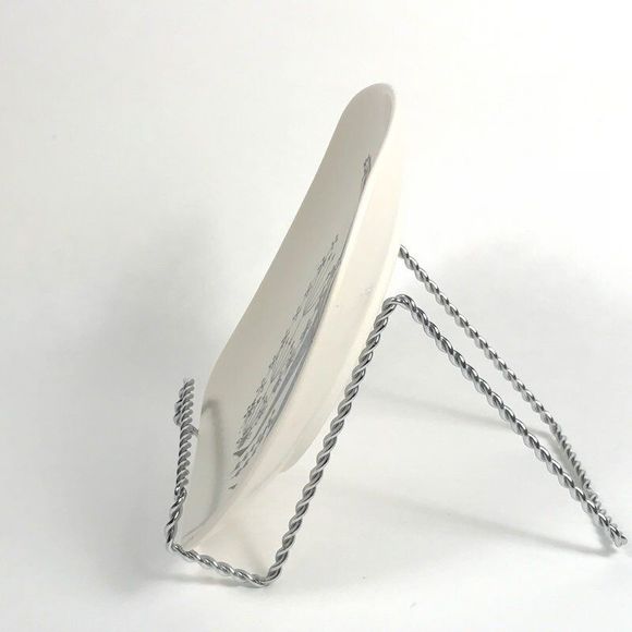 Stavangerflint Danish modern Man with the Mandolin Hand painted Plate, retro MCM - Picture 8 of 9